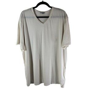 Cotton Citizen Mens Classic V Neck T Shirt Short Sleeve Supima White XXL NWOT